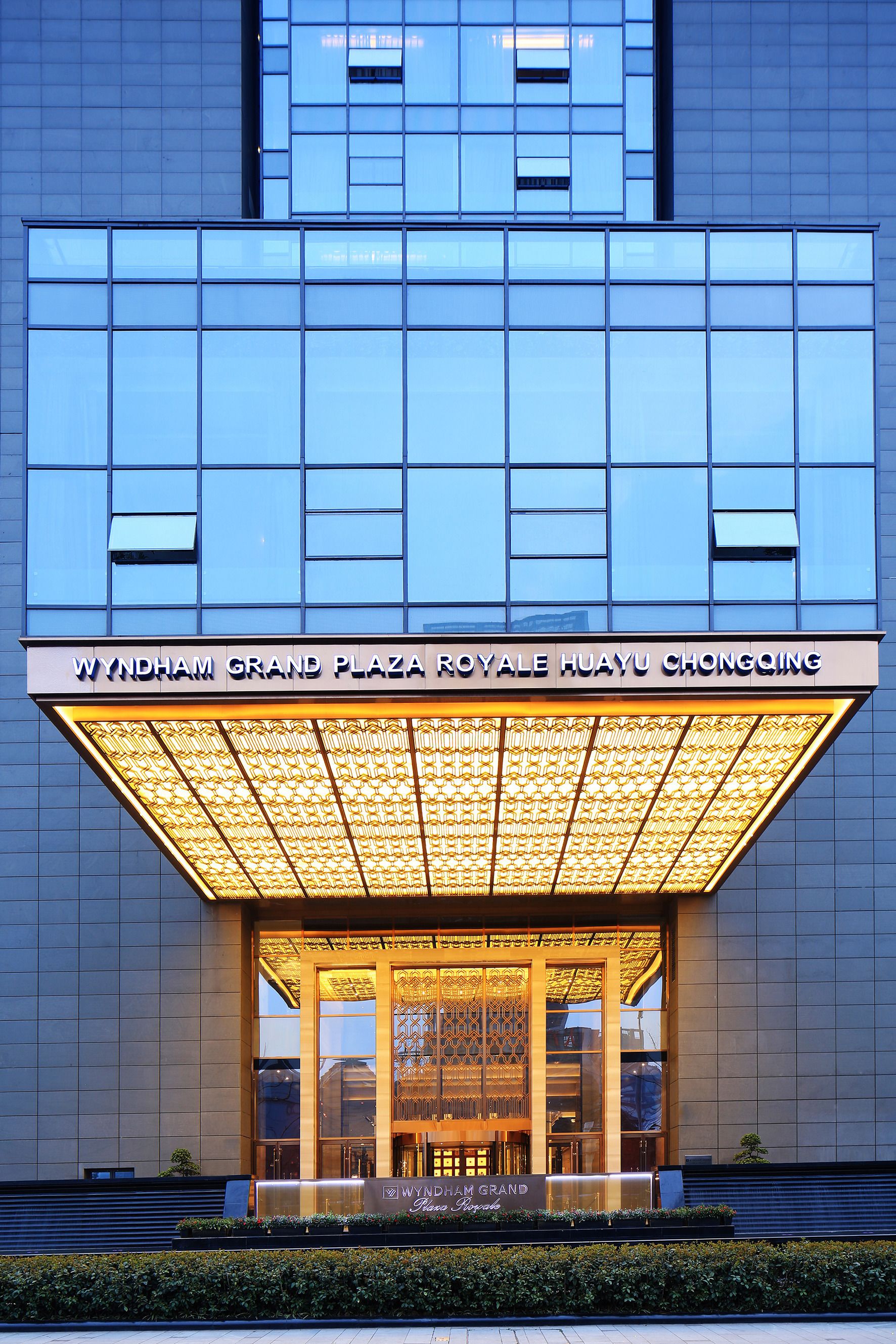 front of property – evening/night