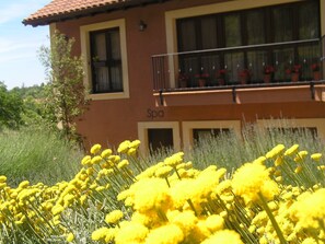 Blick von der Unterkunft