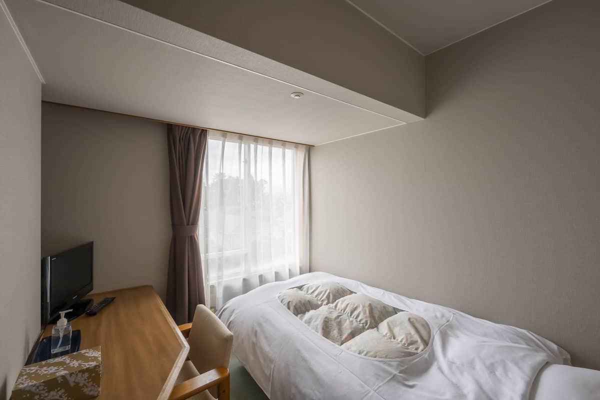 Habitación individual, para no fumadores | Ropa de cama de alta calidad y escritorio