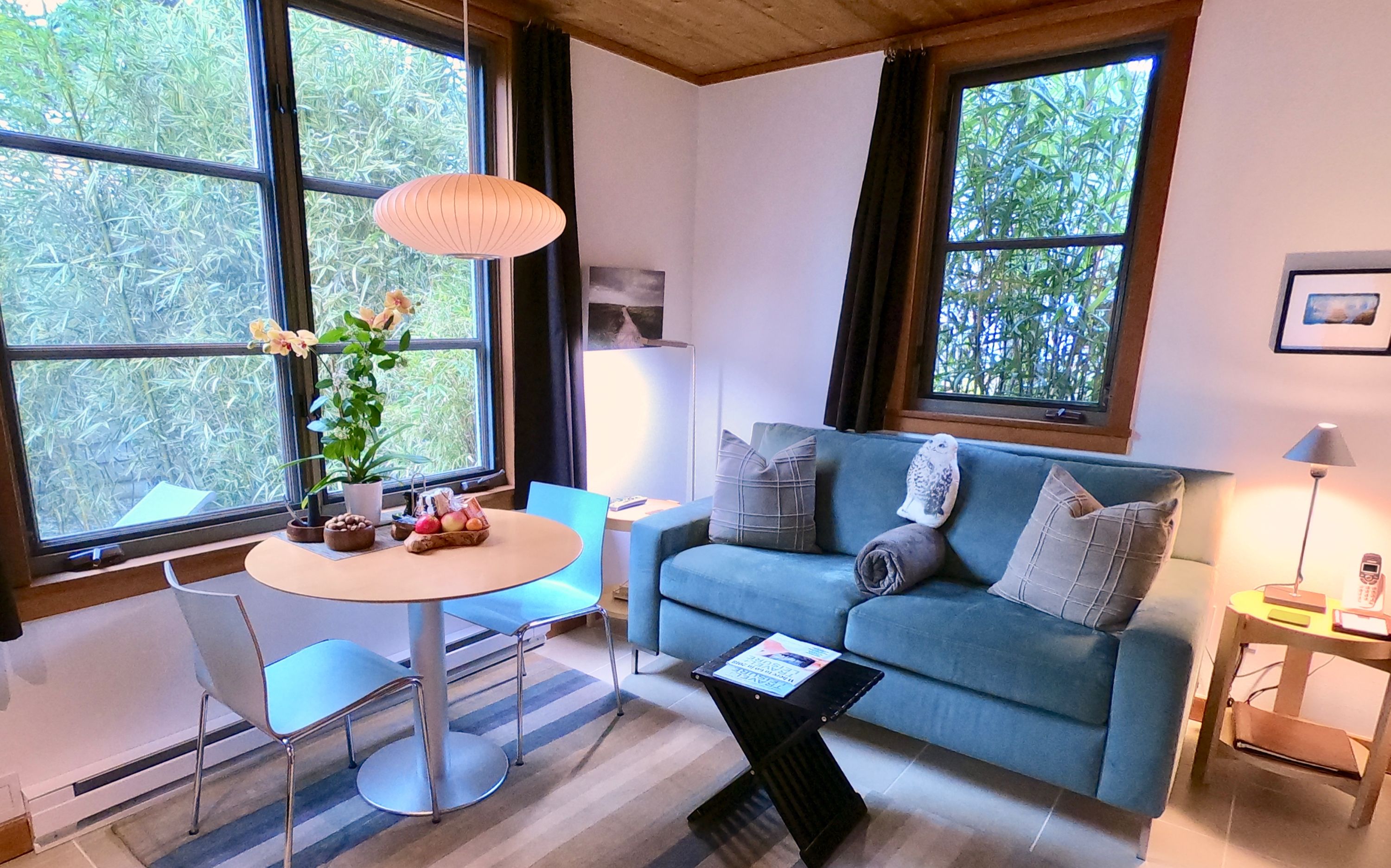 Standaard kamer | Woonruimte | Flatscreentelevisie en een dvd-speler