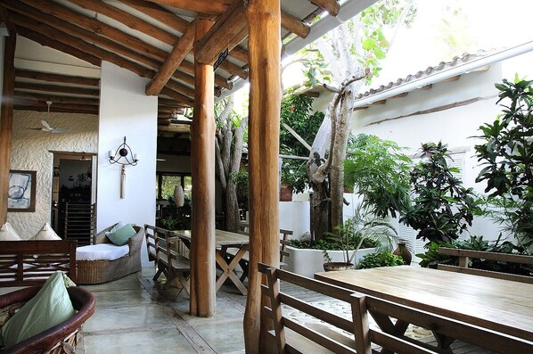 Overnattingsstedets uteområder