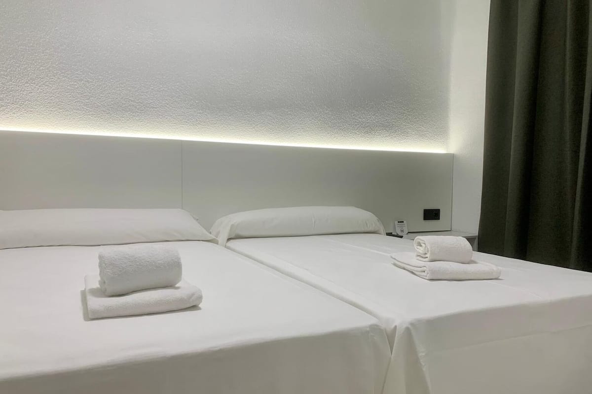 double or twin room | desk, blackout curtains, free wifi, bed sheets