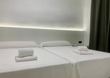 Double or Twin Room | Desk, blackout drapes, free WiFi, bed sheets