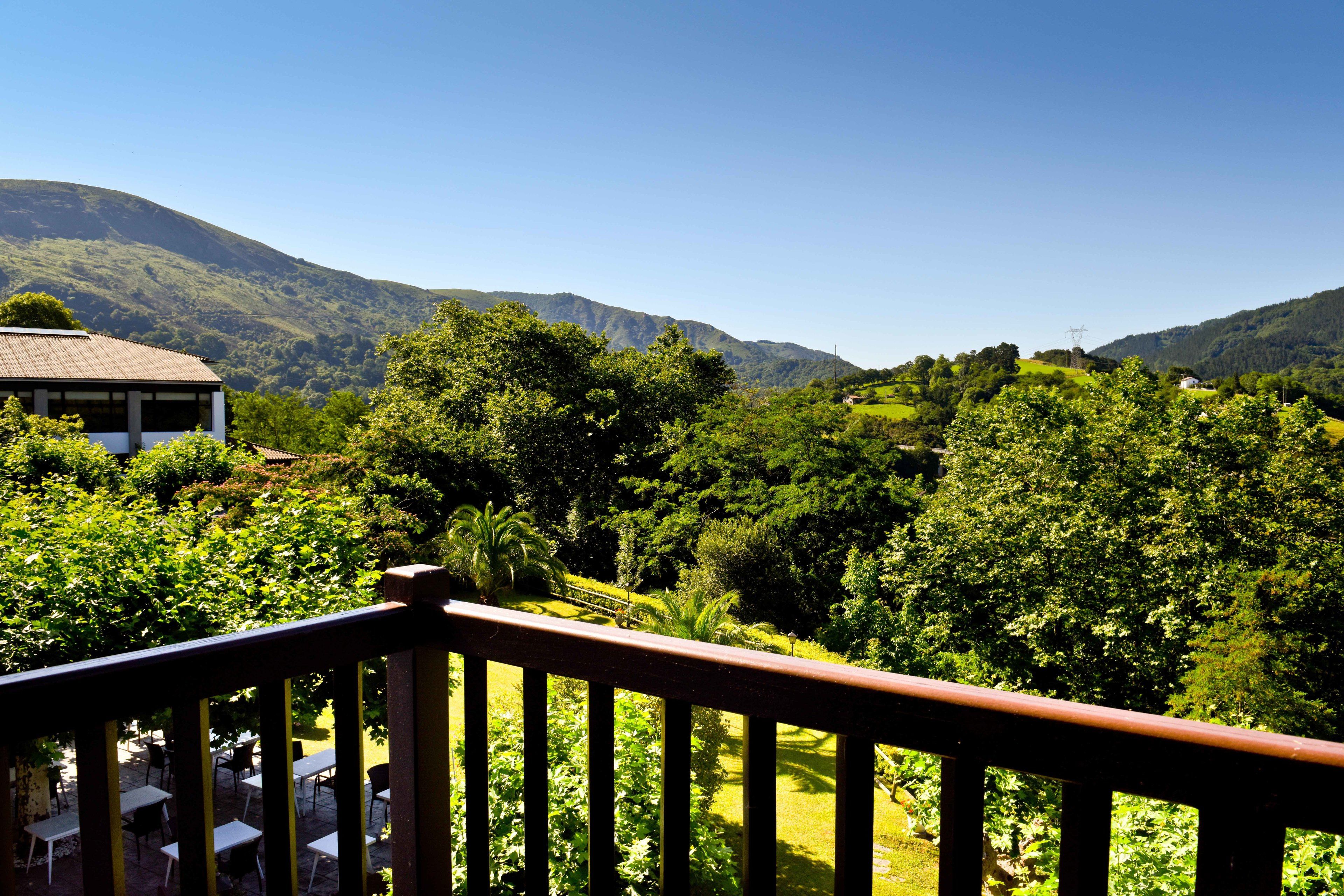 superior double or twin room, balcony, garden view | mountain view