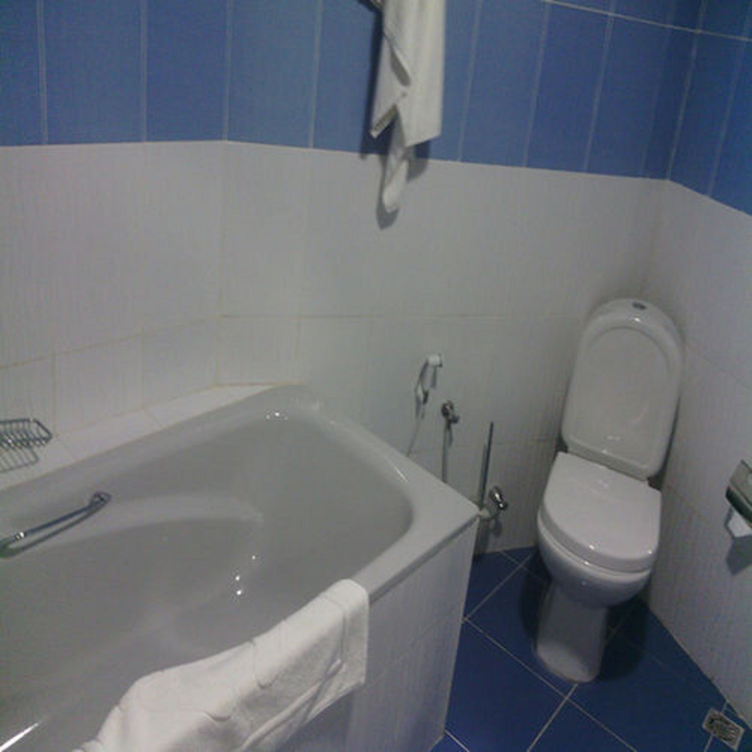 bathtub, free toiletries