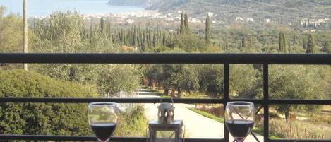 Uitzicht vanuit accommodatie