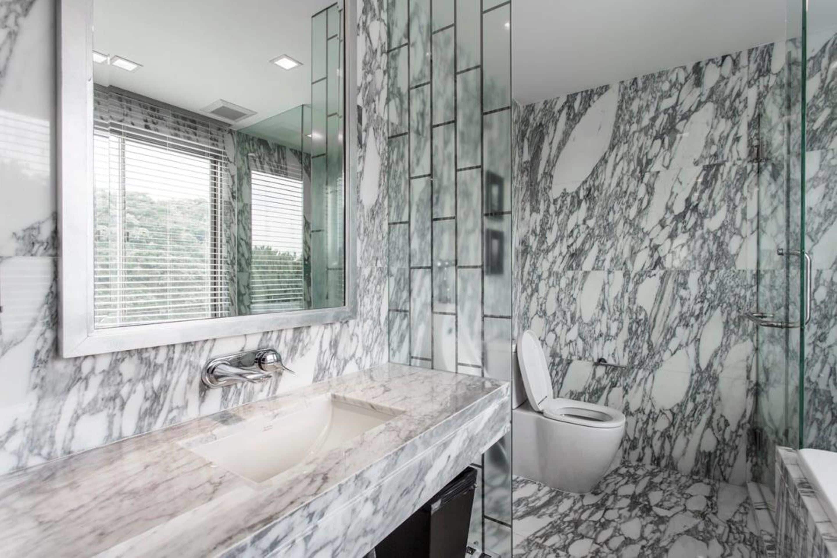 2 bedroom vorra kamol suite | bathroom | shower, free toiletries, bathrobes, slippers