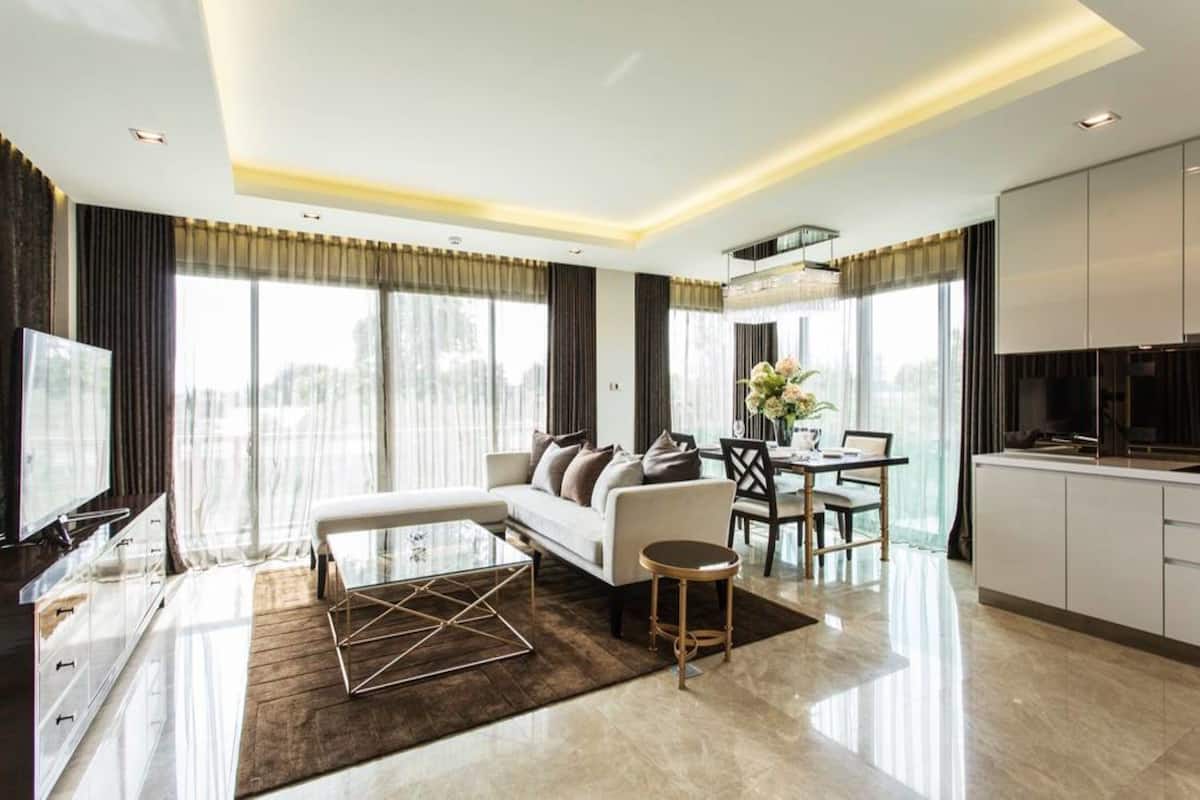 2 Bedroom Vorra Thita Suite | Bộ đồ giường cao cấp, minibar, két bảo mật tại phòng, bàn 