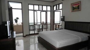 Blick von der Unterkunft