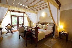 1 chambre, literie hypoallergénique, coffre-fort