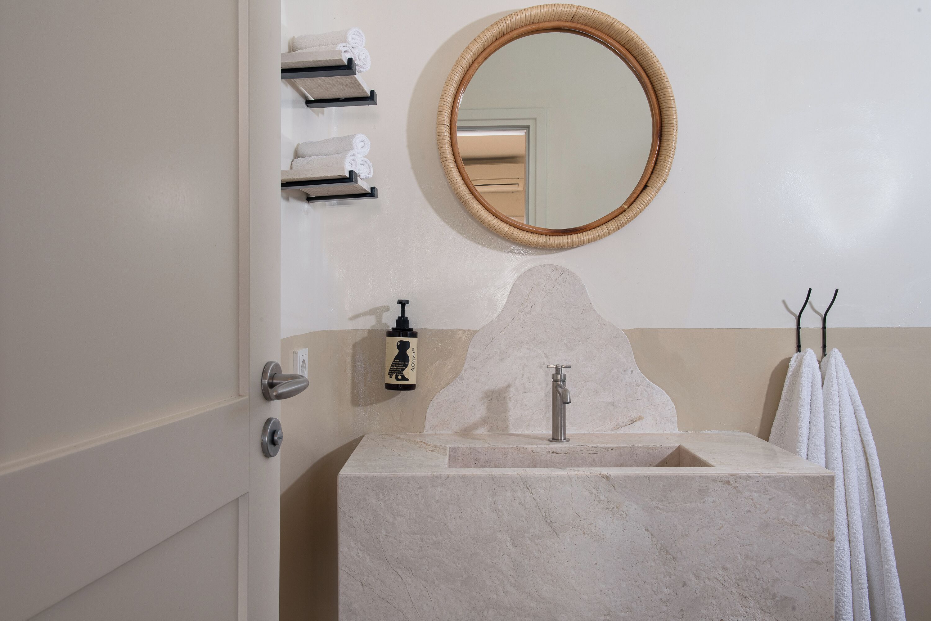 premier room | bathroom | shower, designer toiletries, hair dryer, towels