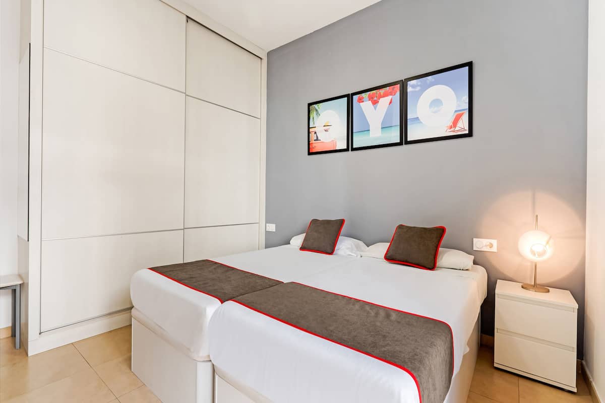 Apartamento, 1 quarto | Roupas de cama premium, espaço de trabalho para notebook