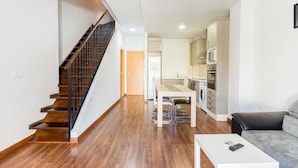 Deluxe Duplex | Living area | Flat-screen TV - Luxury Apartments Puerto Valencia (Valencia)