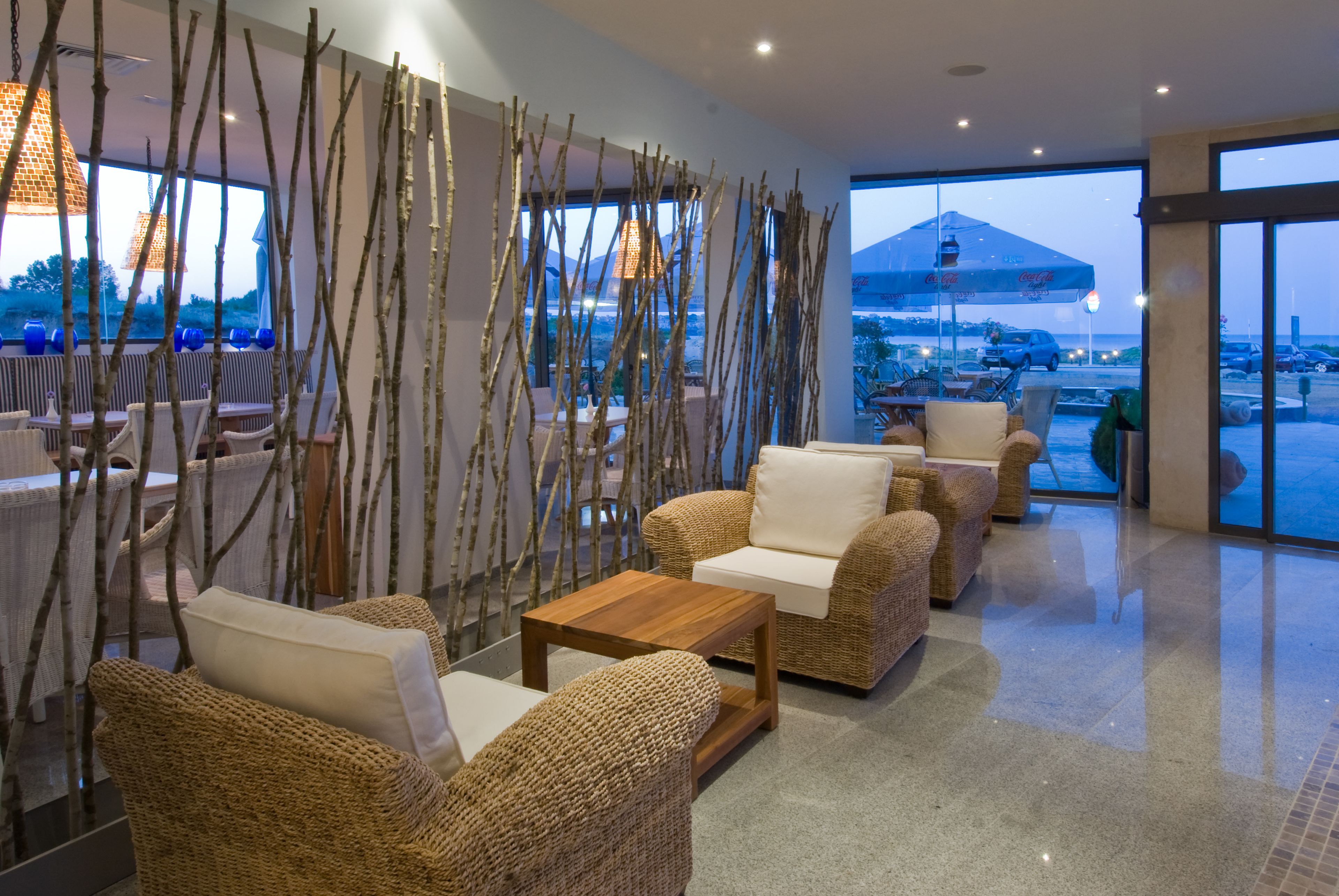 Sitteområde i lobbyen