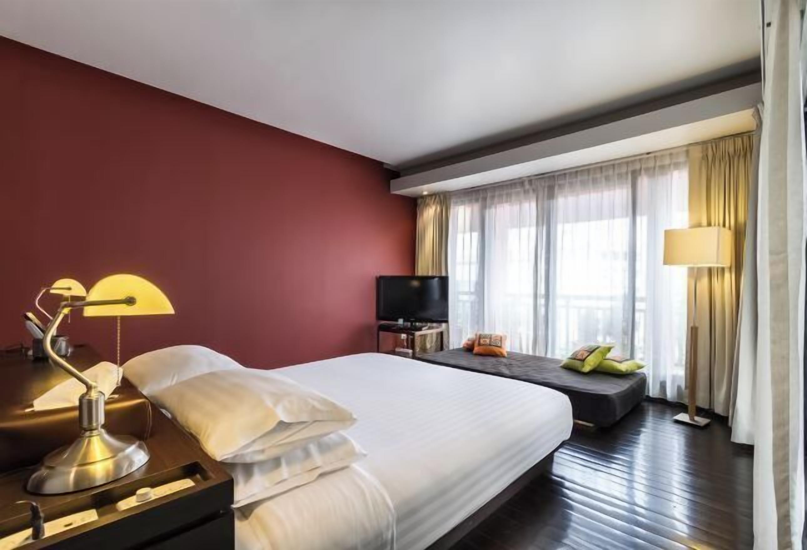 Κουρτίνες συσκότισης, σίδερο/σιδερώστρα, δωρεάν Wi-Fi, κλινοσκεπάσματα 