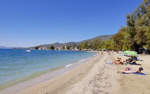 Beach nearby, beach cabanas, sun loungers, beach umbrellas - Seralis (South Pelion)