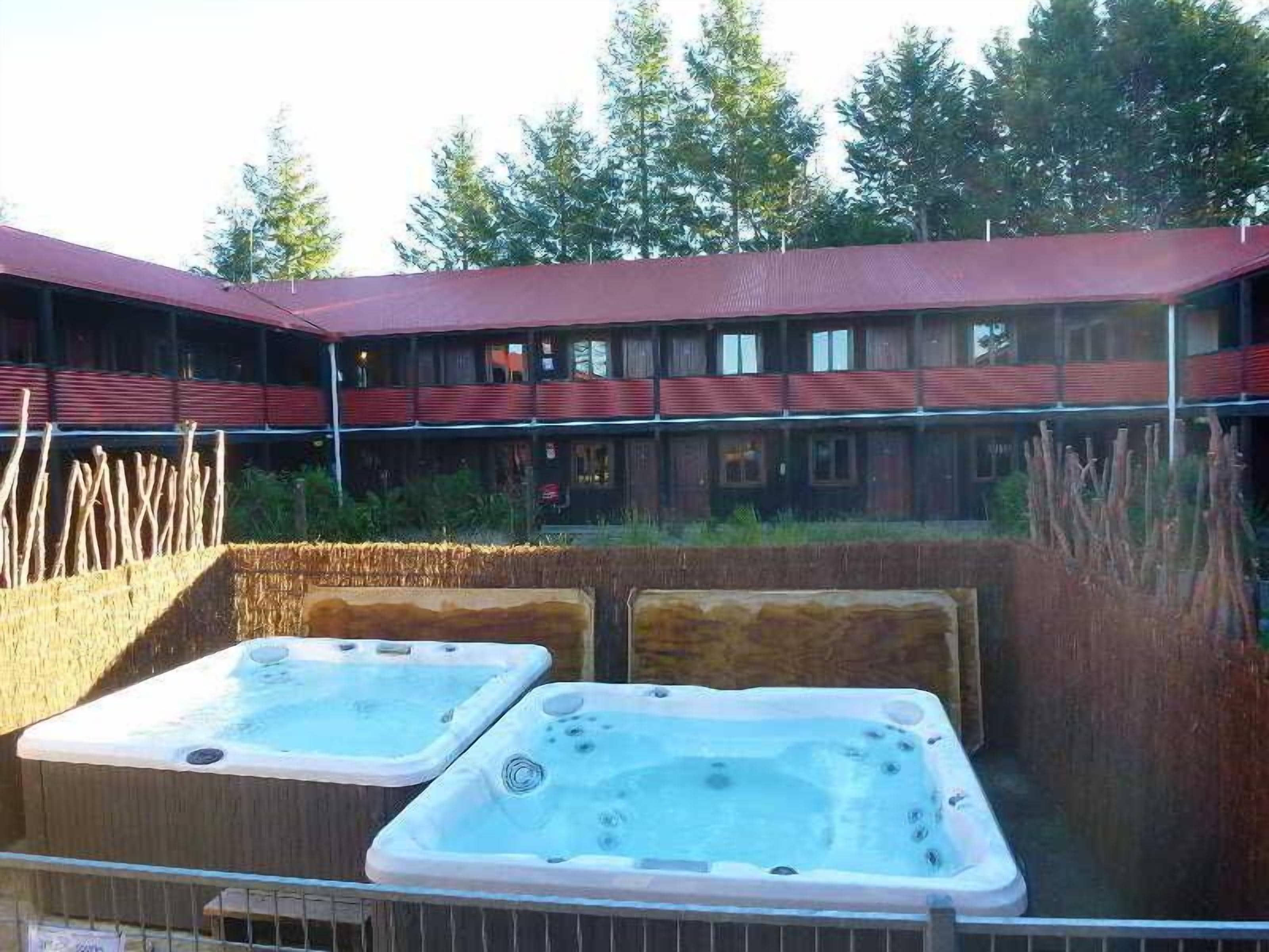 Utendørs boblebad