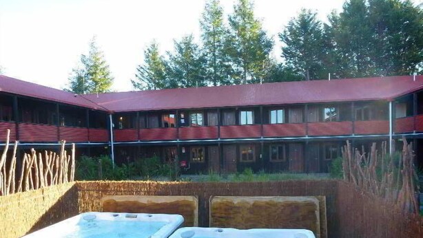 Utendørs boblebad