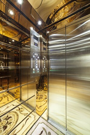 Interior entrance