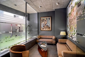 Lobby sitting area