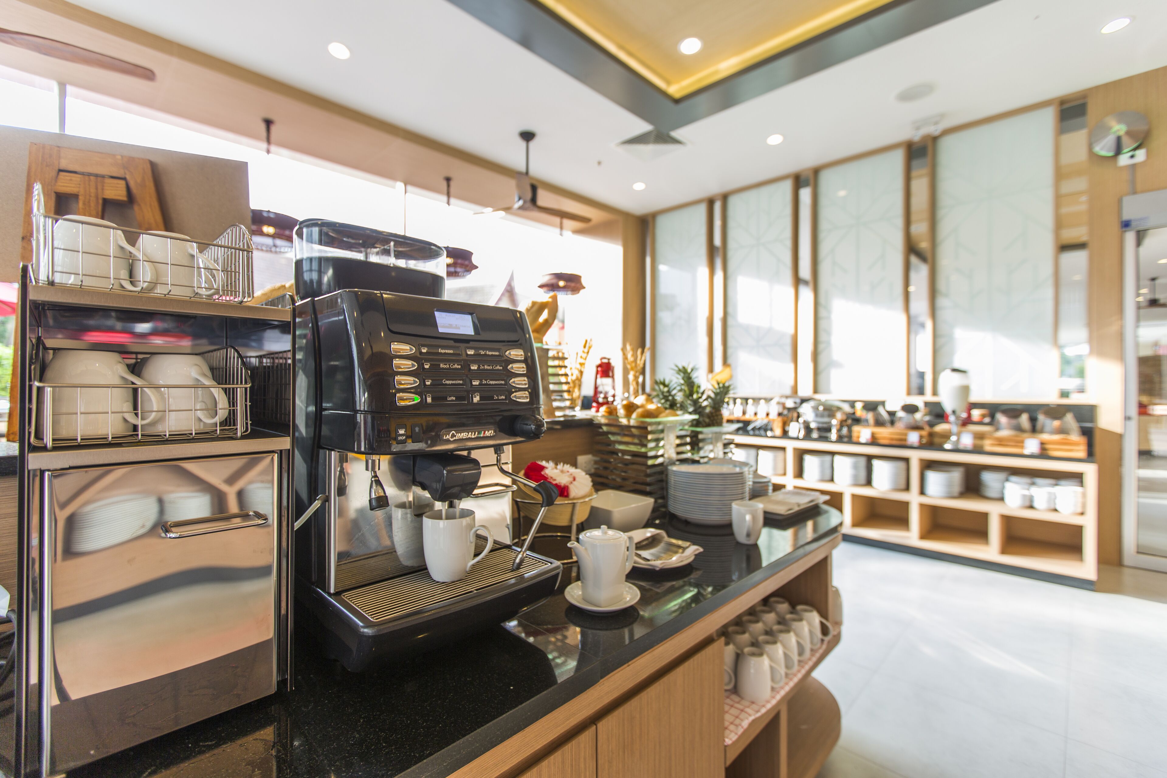 daily buffet breakfast (thb 450 per person)