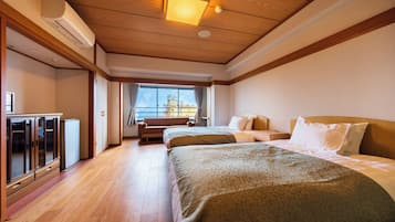 Twin Room, 2 Bedrooms, Non Smoking, Ocean View | In-room safe, free WiFi, bed sheets