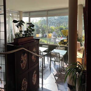 Daily buffet breakfast (EUR 14 per person)