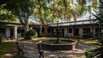 Udsigt fra overnatningsstedet