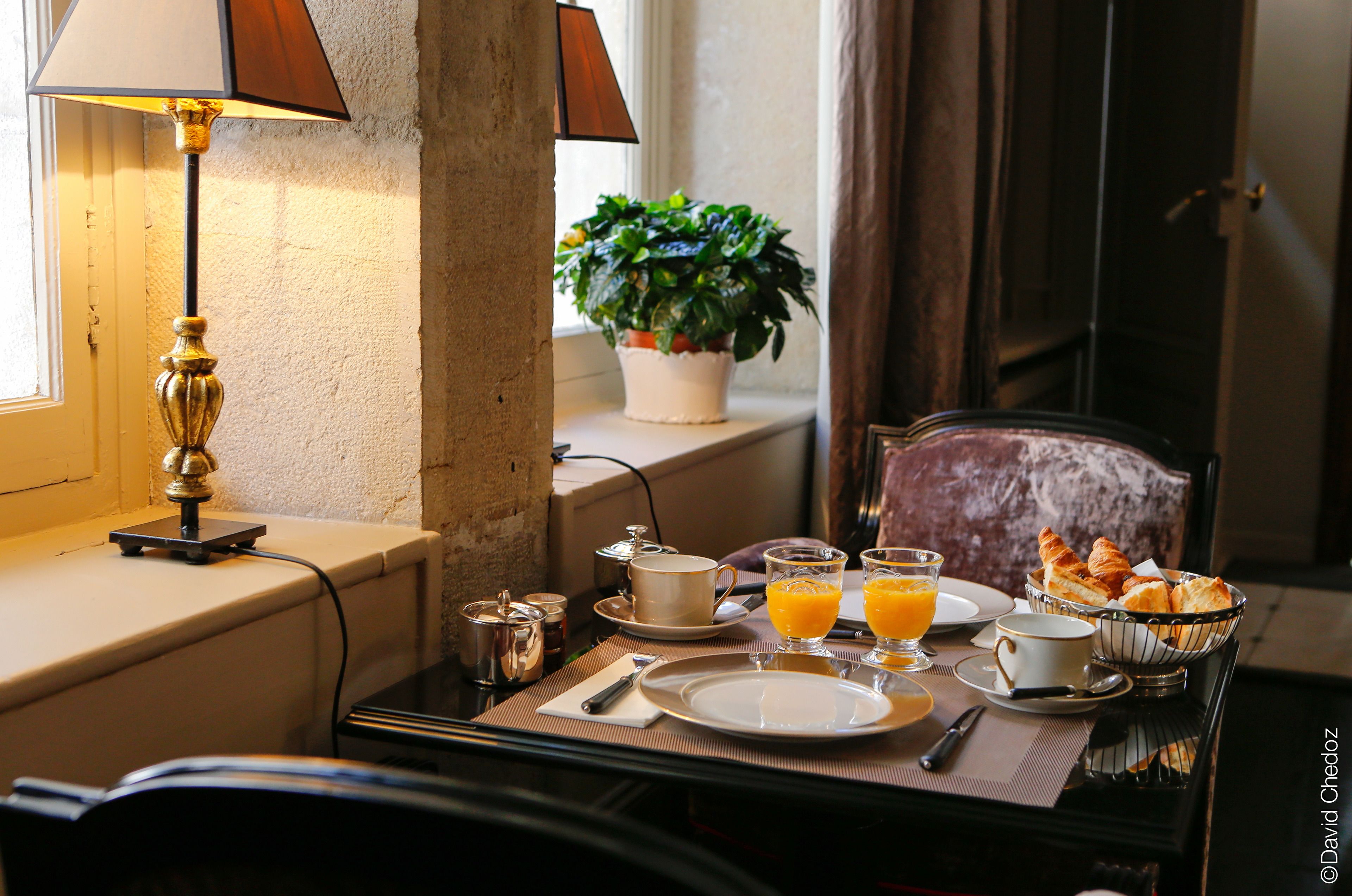 Petit déjeuner continental compris tous les jours
