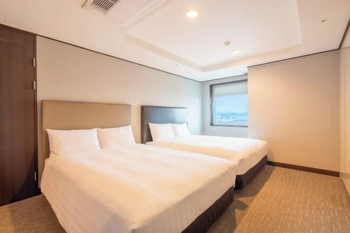 Desk, blackout drapes, WiFi (free), bed sheets