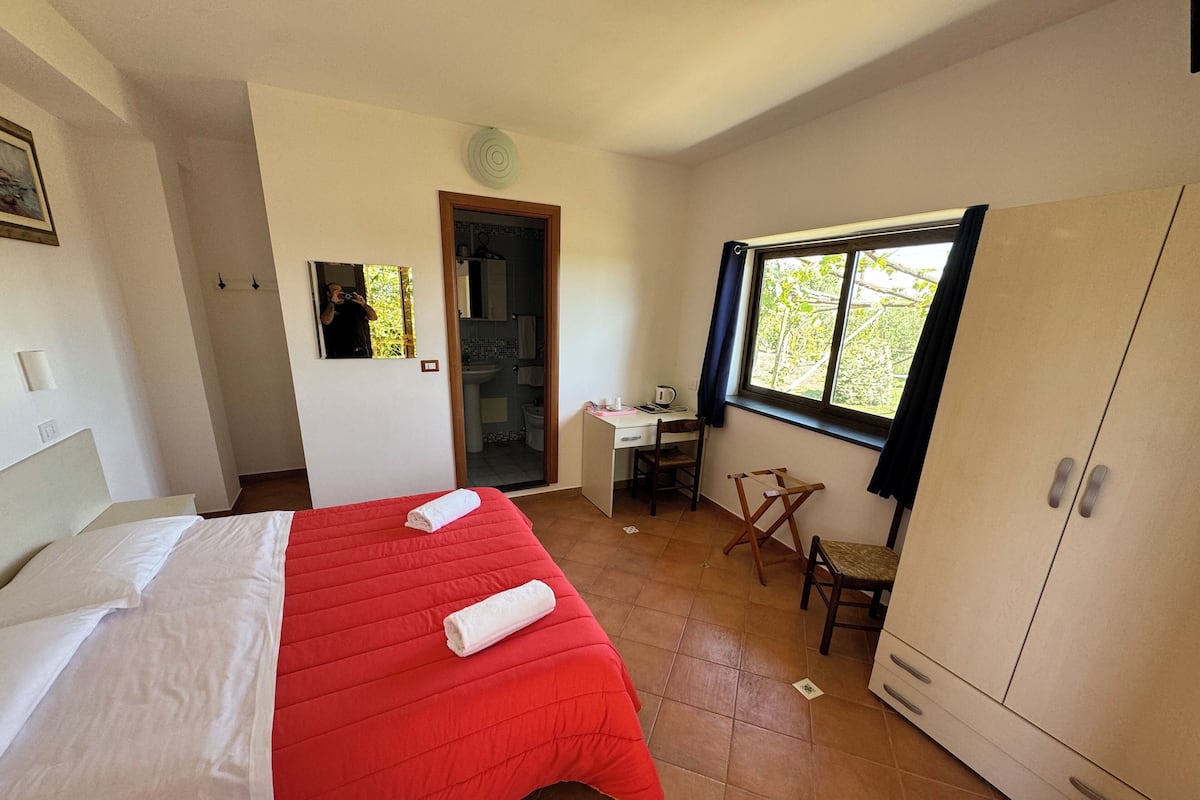 Habitación Deluxe doble, 1 cama de matrimonio, baño privado, en la zona del jardín | Minibar, escritorio, tabla de planchar con plancha y wifi gratis
