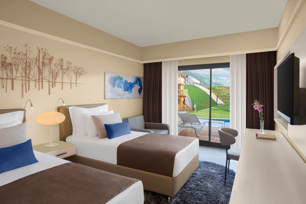 Free minibar, in-room safe, desk, iron/ironing board