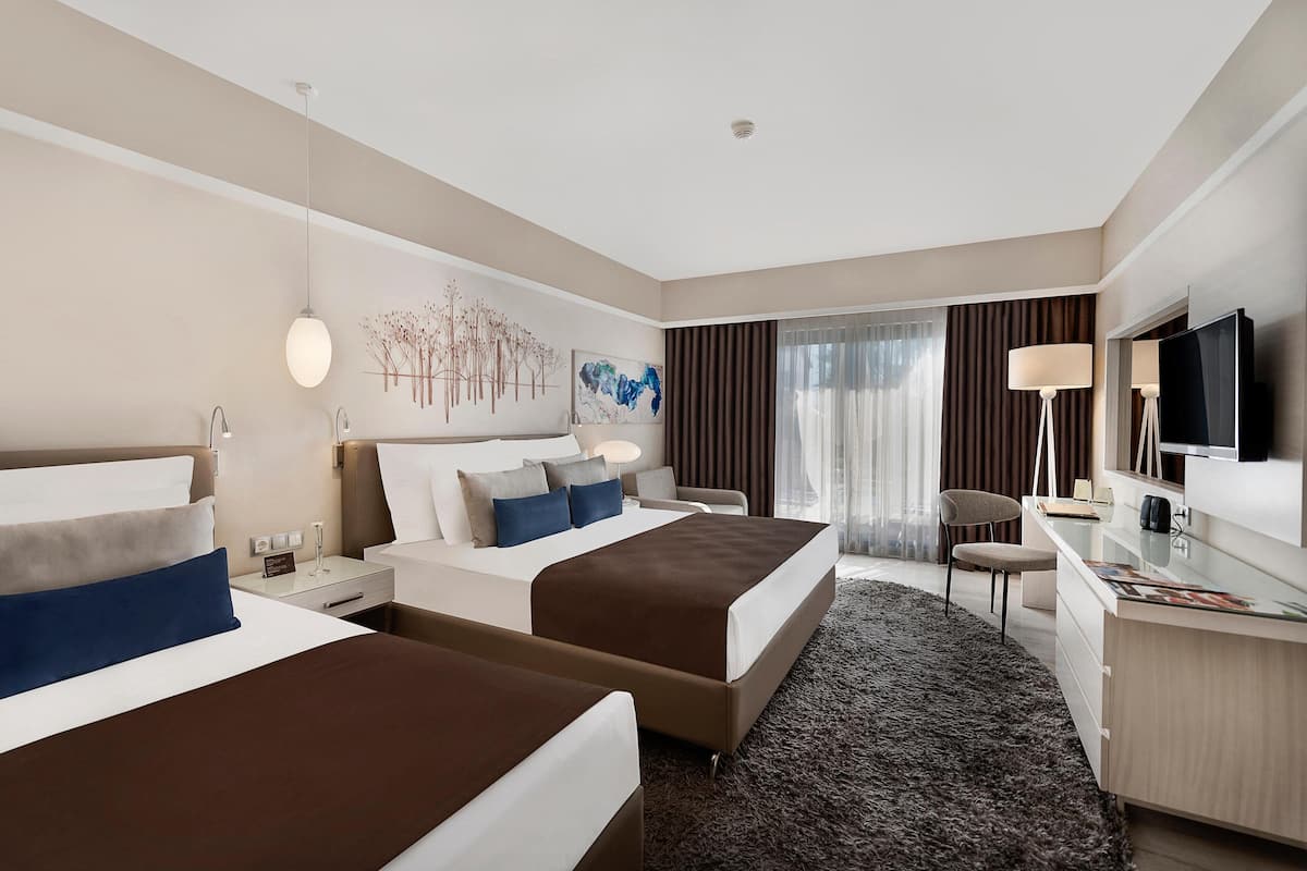 Free minibar, in-room safe, desk, iron/ironing board