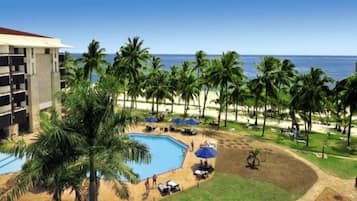 Blick von der Unterkunft