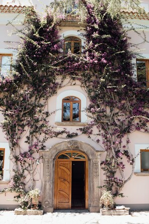 Overnatningsstedets facade
