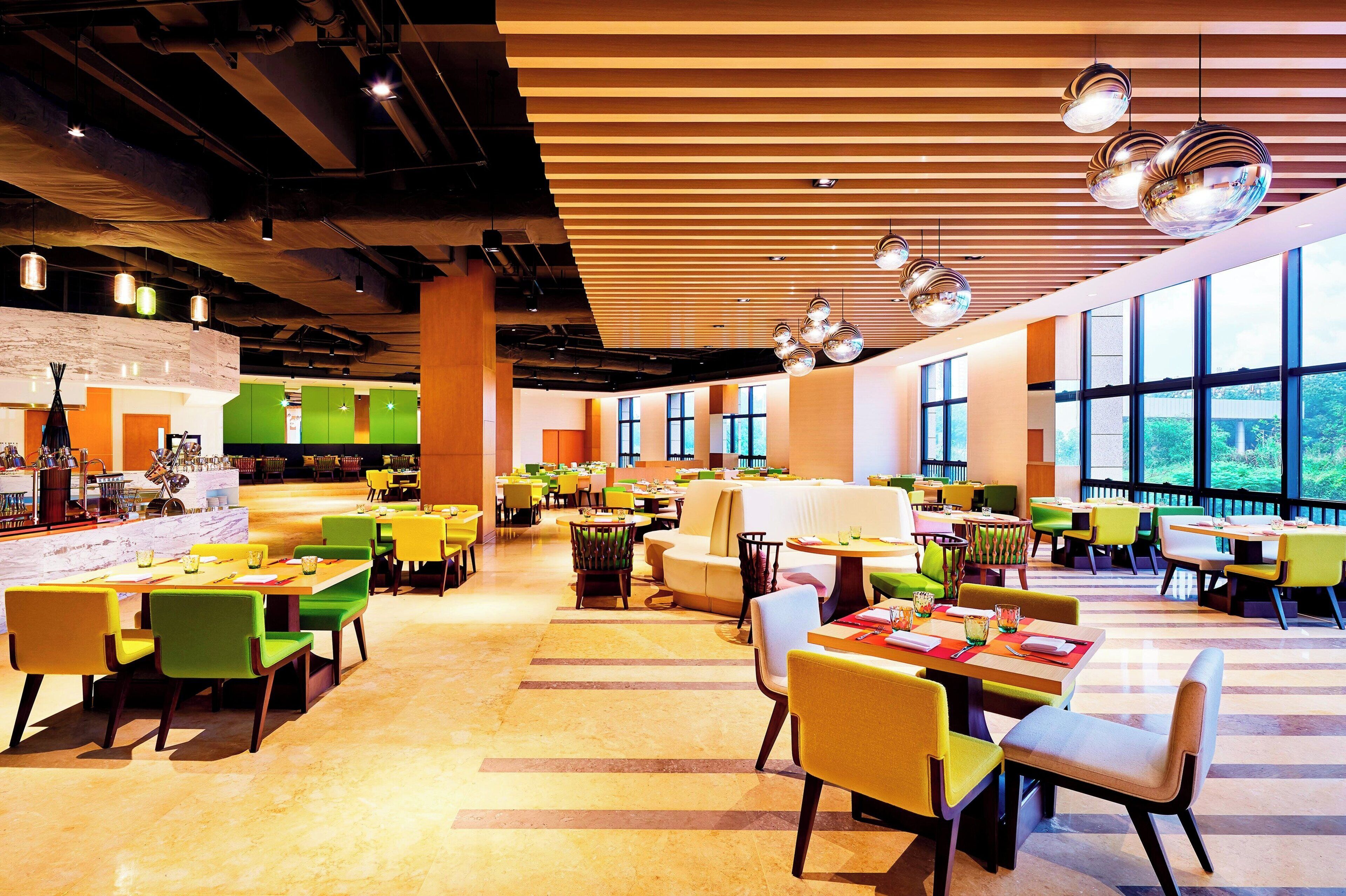 Breakfast, lunch, dinner served; international cuisine 