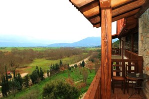 Uitzicht vanaf balkon