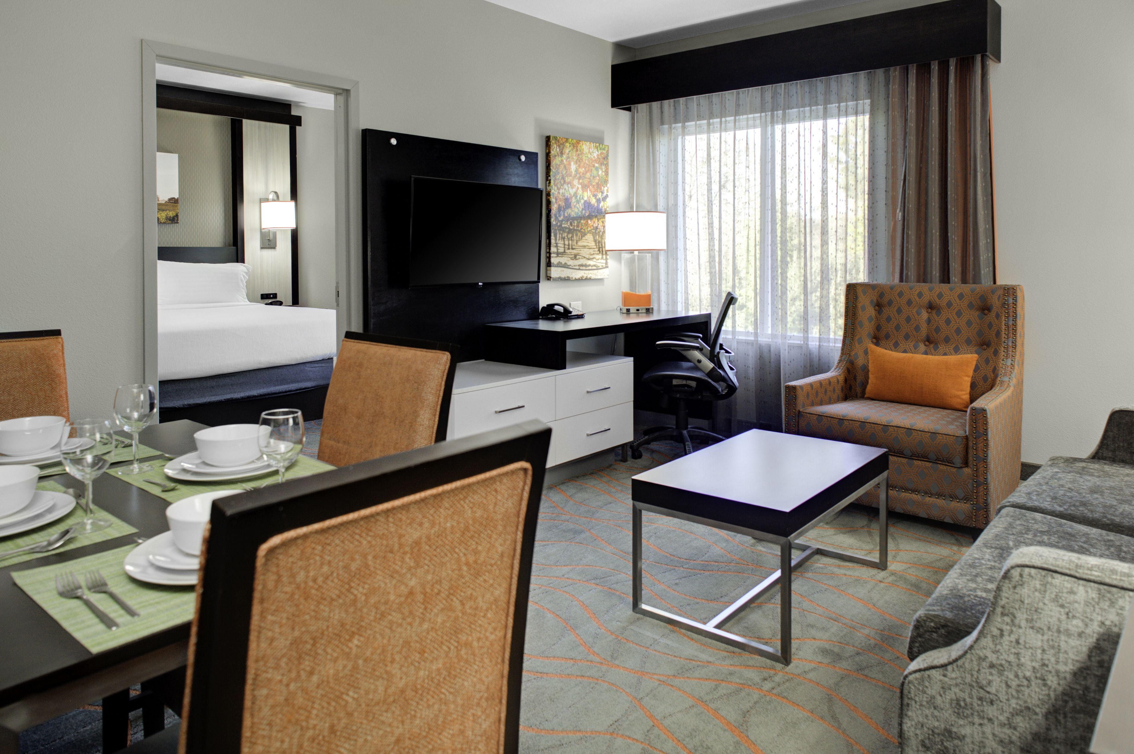 1 bedroom, hypo-allergenic bedding, in-room safe, desk