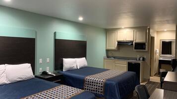 Desk, iron/ironing board, free WiFi, bed sheets