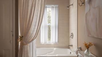 Hair dryer, bathrobes, slippers, towels