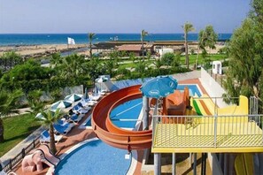 Indoor pool, outdoor pool