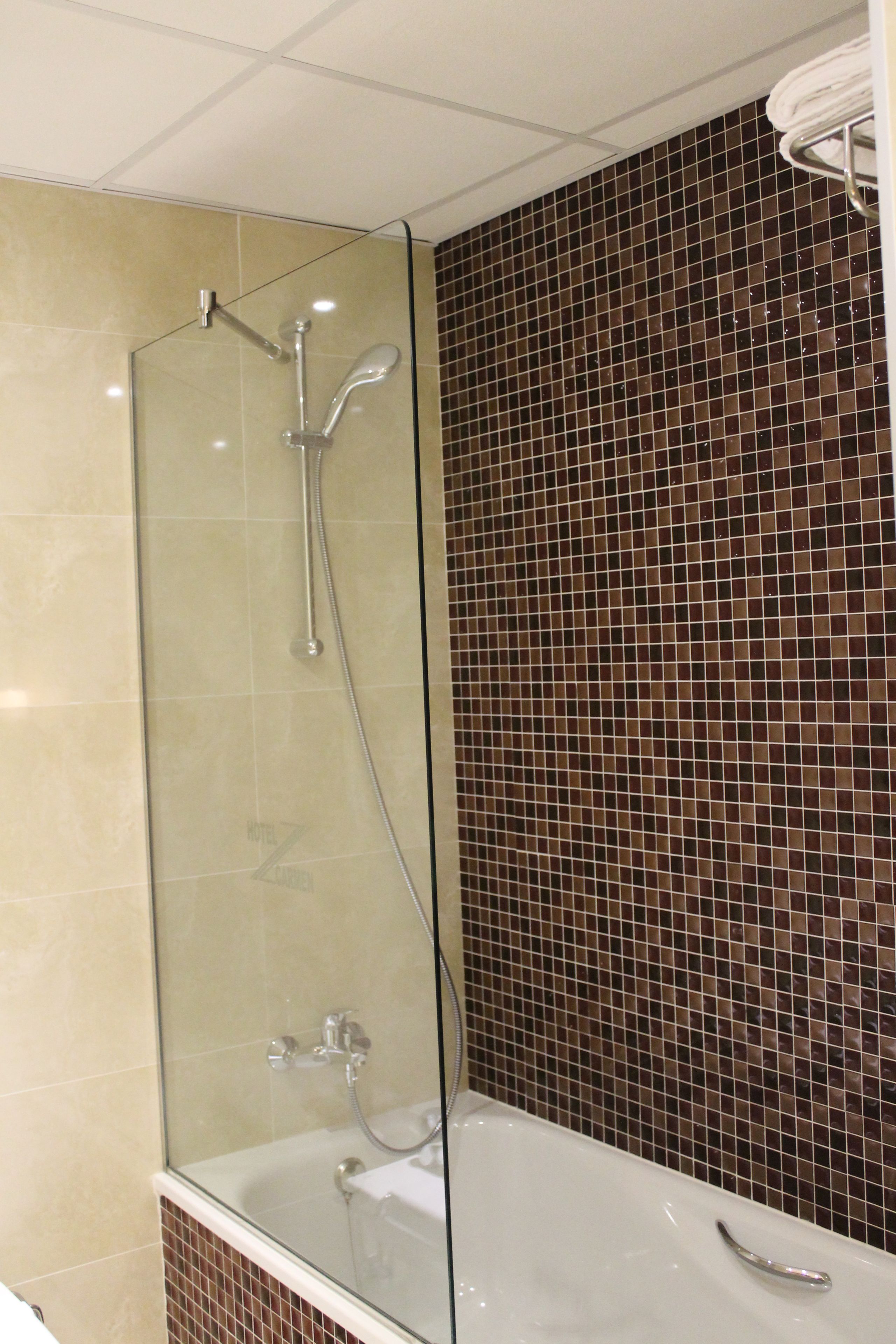 double room | bathroom shower