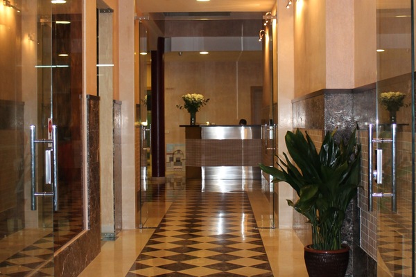 Interior entrance