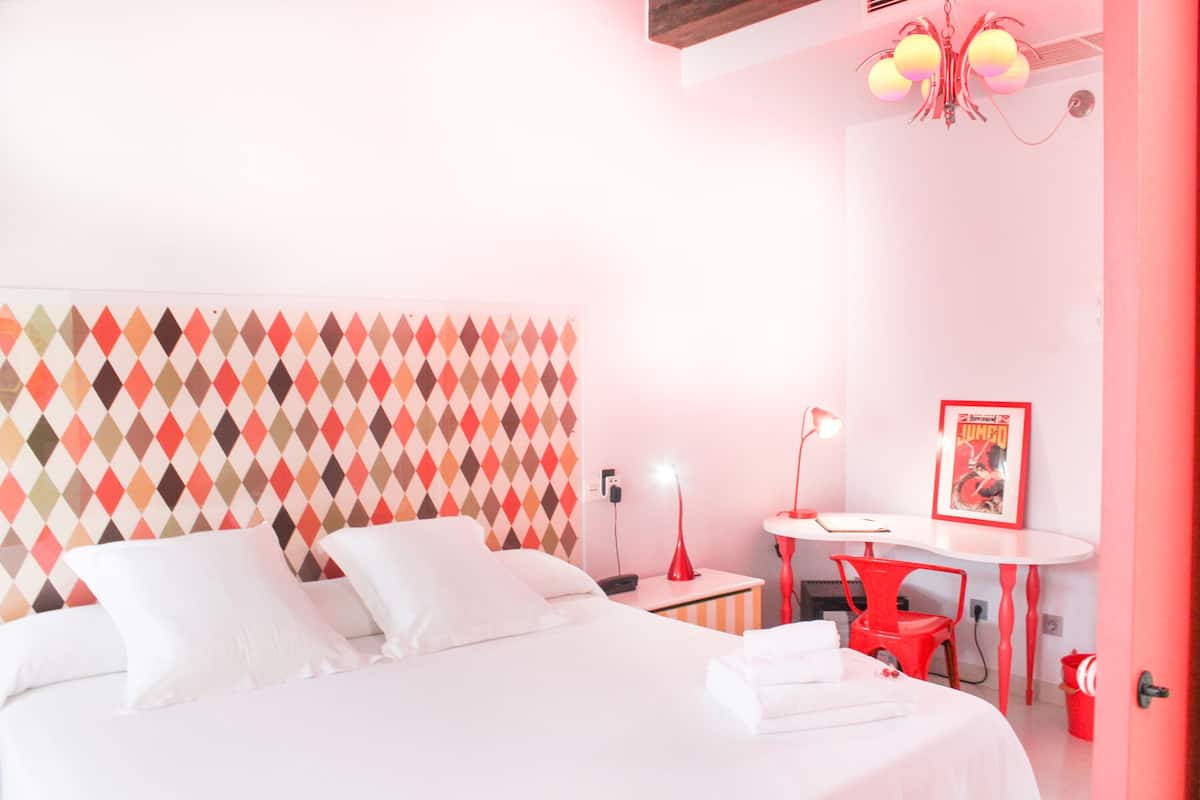 Double Room (Attic) | Down comforters, pillowtop beds, minibar, individually decorated