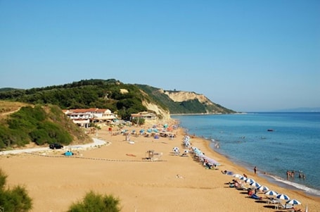 Beach. Pension Nychterida