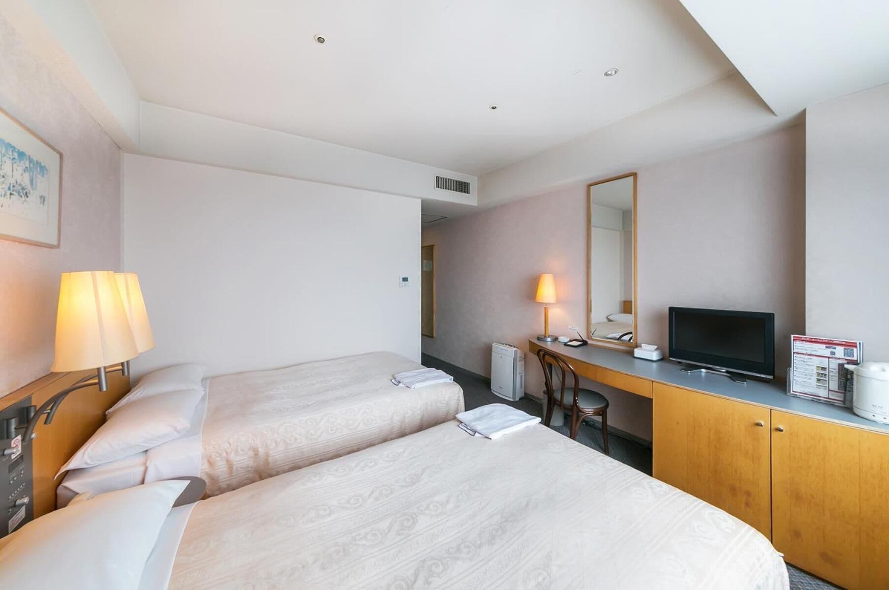 desk, blackout curtains, iron/ironing board, free wifi