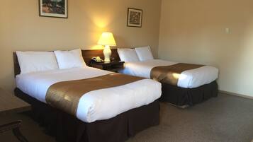 Standard Room, 2 Double Beds | Desk, free WiFi, bed sheets