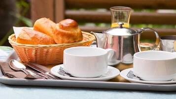 Petit déjeuner continental compris tous les jours