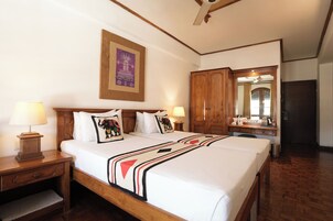 Ropa de cama de alta calidad y minibar