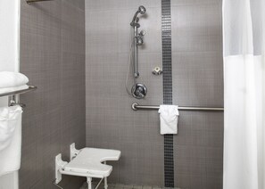 Room, Accessible | Bathroom | Free toiletries, hair dryer, soap